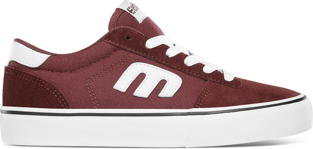 ETNIES CALLI VULC KIDS SHOES - BURGUNDY