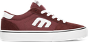 ETNIES CALLI VULC KIDS SHOES - BURGUNDY