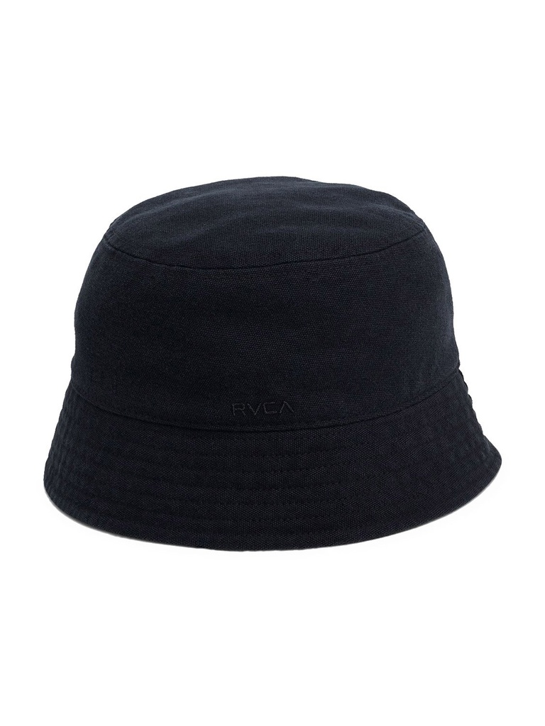 RVCA DROP IN BUCKET HAT FOR WOMEN - BLACK