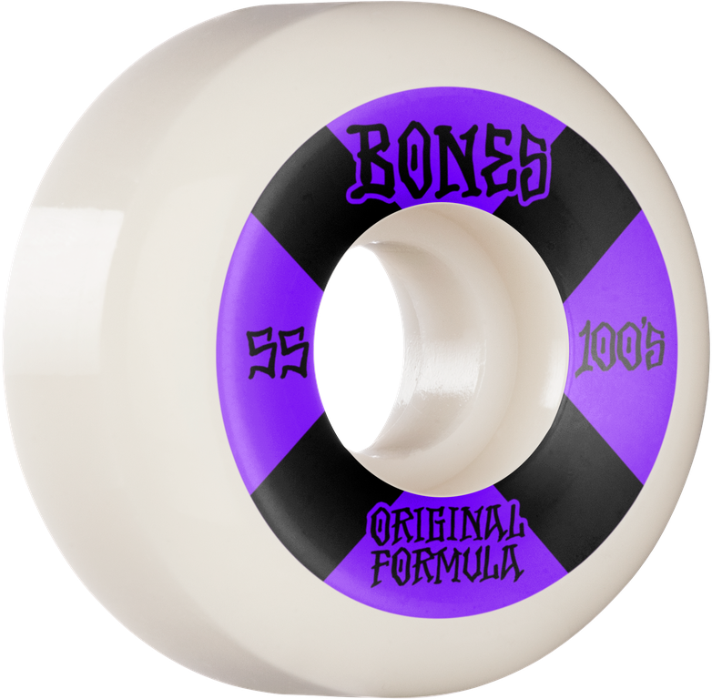 BONES WHEELS - V5 SIDECUTS 100'S 55mm WHITE