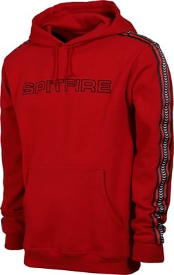 COTON OUATÉ SPITFIRE CLASSIC 87 SWIRL STRIPE HOOD - RED