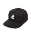 VOLCOM BOY'S FULL STONE FLEXFIT HAT - BLACK