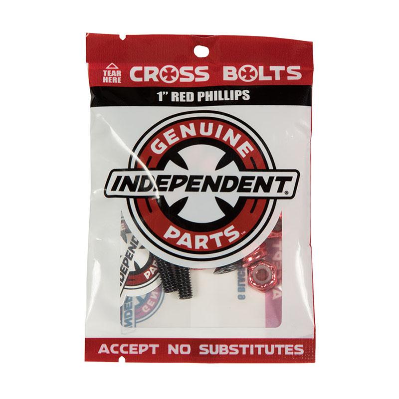 INDEPENDENT HARDWARE PHILLIPS 1in BLK/RED