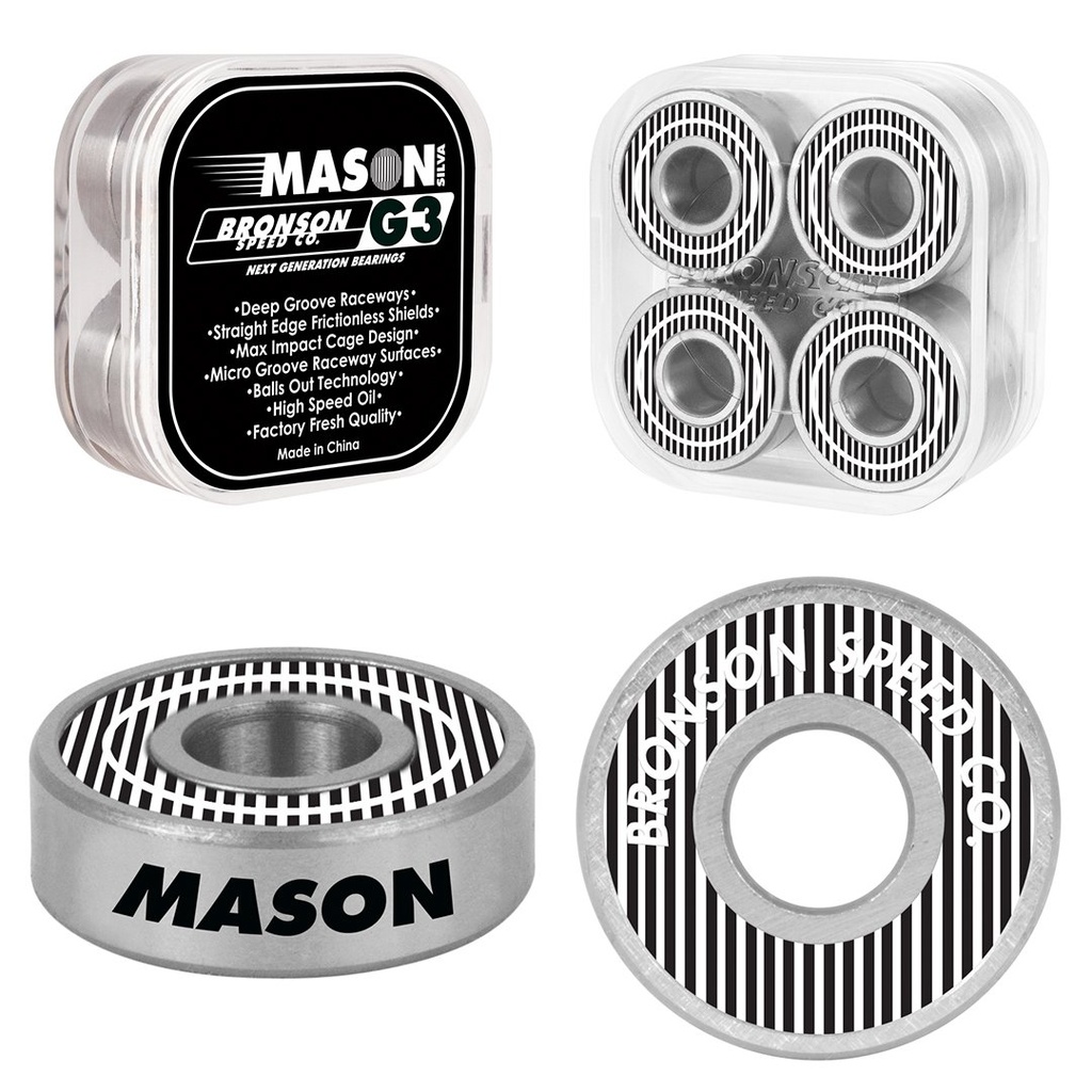 BRONSON PRO BEARINGS G3 MASON SILVA