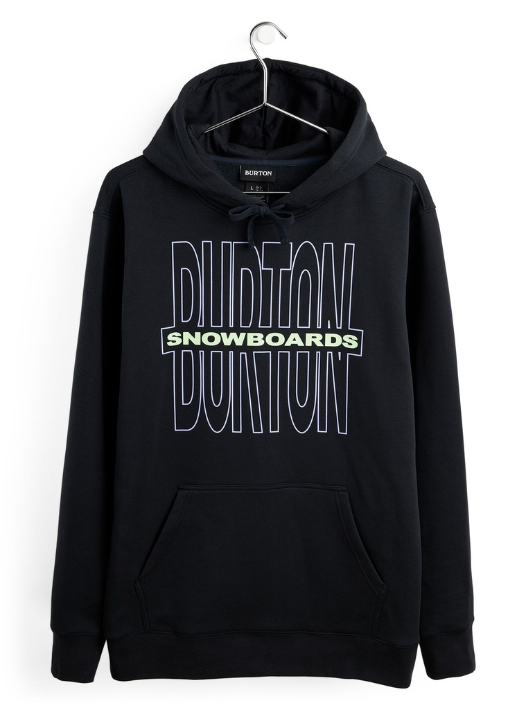 BURTON HOODIE FARRINGTON PULL OVER - TRUE BLACK