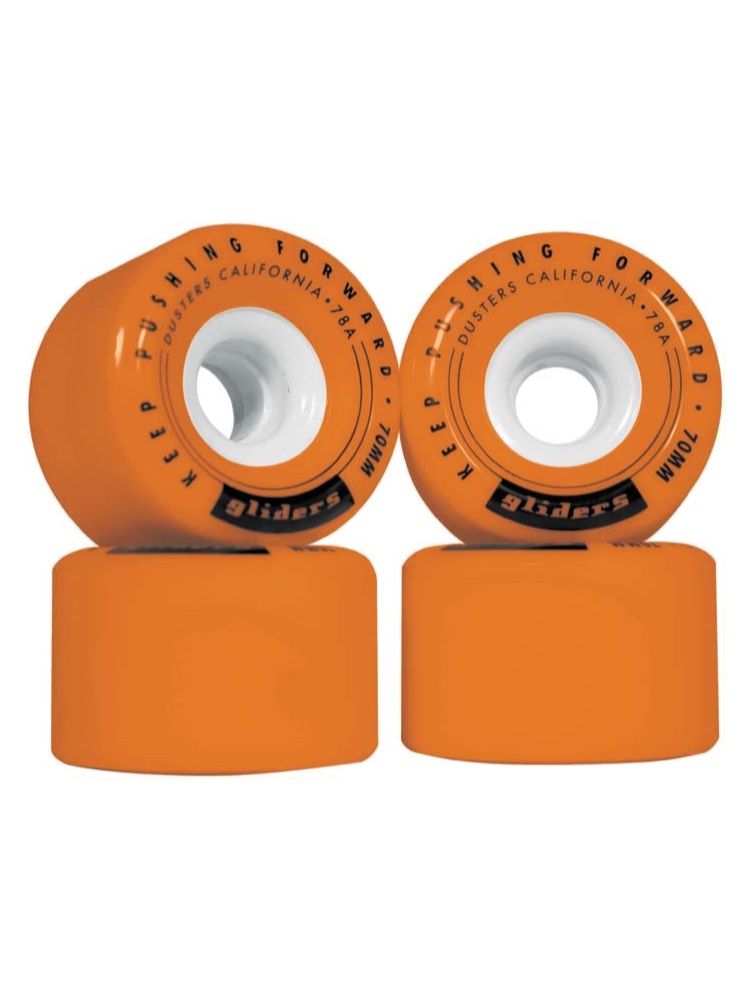 ROUE DUSTERS GLIDERS 70mm - ORANGE