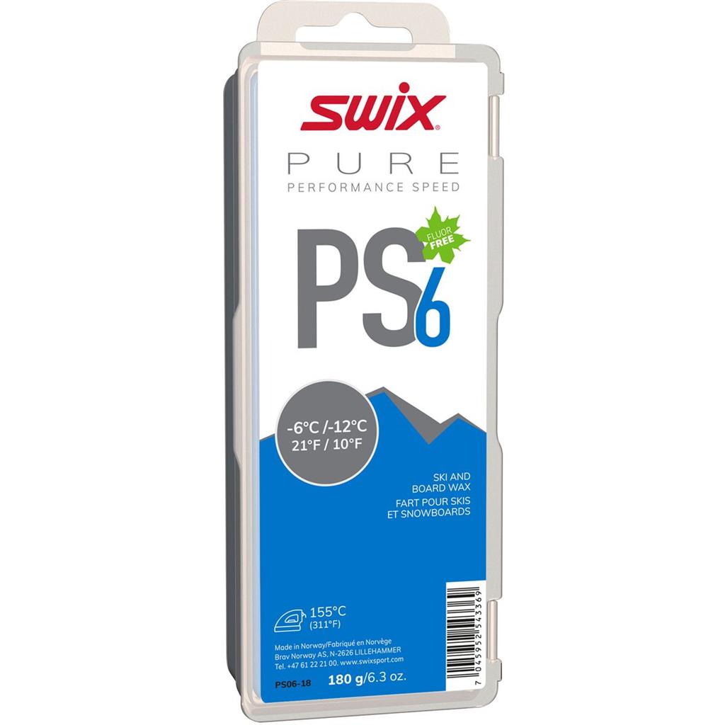 Swix PS6 Blue -6°C/-12°C Wax 180g