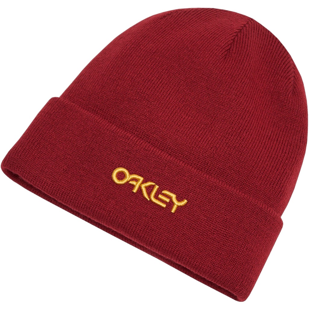 OAKLEY B1B LOGO BEANIE - IRON RED