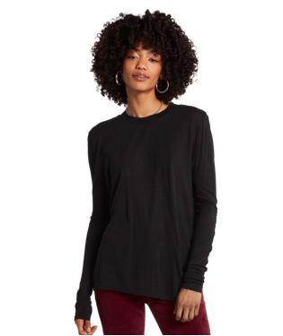 VOLCOM LONG SLEEVE TERN N BERN - BLACK