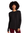 VOLCOM LONG SLEEVE TERN N BERN - BLACK