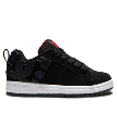 DC SHOES KID'S COURT GRAFFIK - BLACK/BLUE/RED