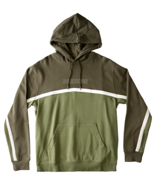 COTON OUATÉ DC CLASH PULL OVER - IVY GREEN