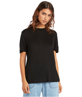 VOLCOM TERN N BERN SHORT SLEEVE FOR WOMEN - BLACK