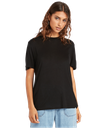 VOLCOM TERN N BERN SHORT SLEEVE FOR WOMEN - BLACK