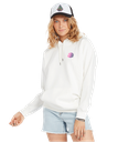 VOLCOM STAR SHIELD BOYFRIEND HOODIE - STAR WHITE