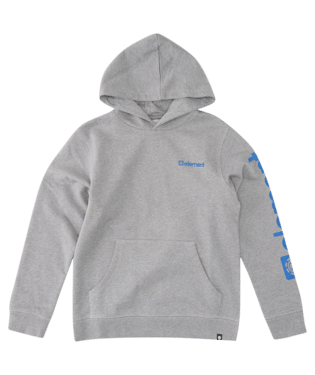 ELEMENT JOINT HOOD YOUTH PULL OVER - LIGHT GREY HEATHER