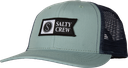 CASQUETTE SALTY CREW JUNIOR PINNACLE RETRO TRUCKER - SAGE/NAVY