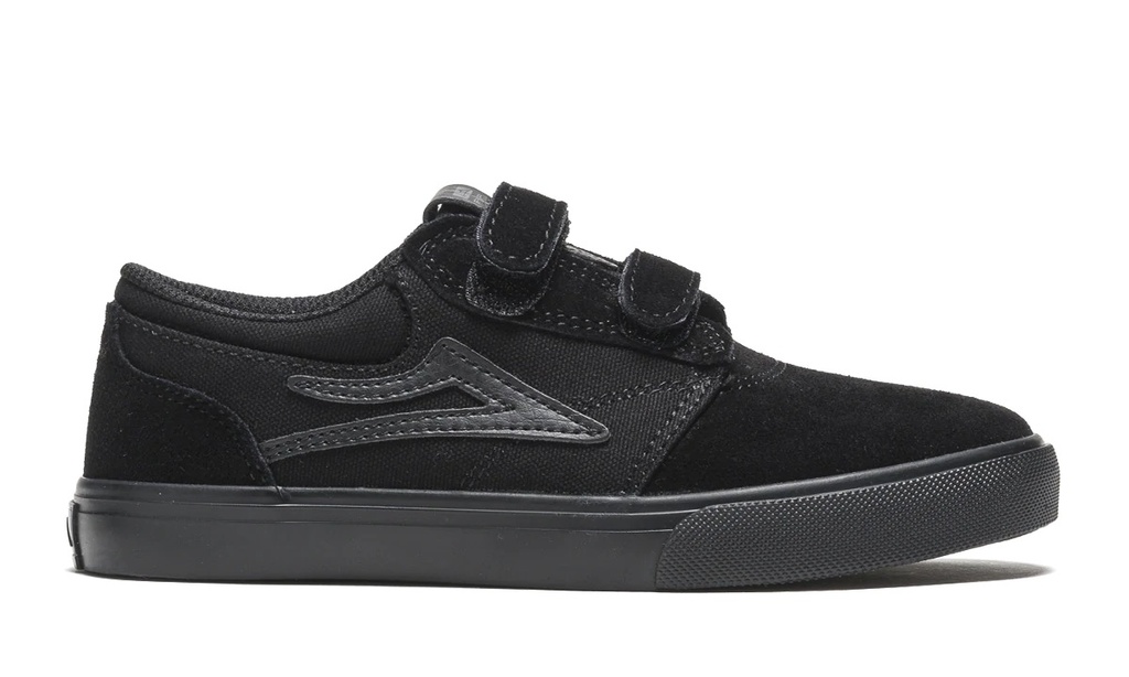 LAKAI SKATE SHOES GRIFFIN KIDS - BLACK/BLACK/SUEDE