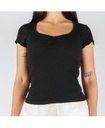 VANS WOMEN'S LYDIA TOP - BLACK
