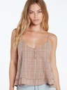 VOLCOM ISLAND CRUSH CAMI WOMEN'S- STONE