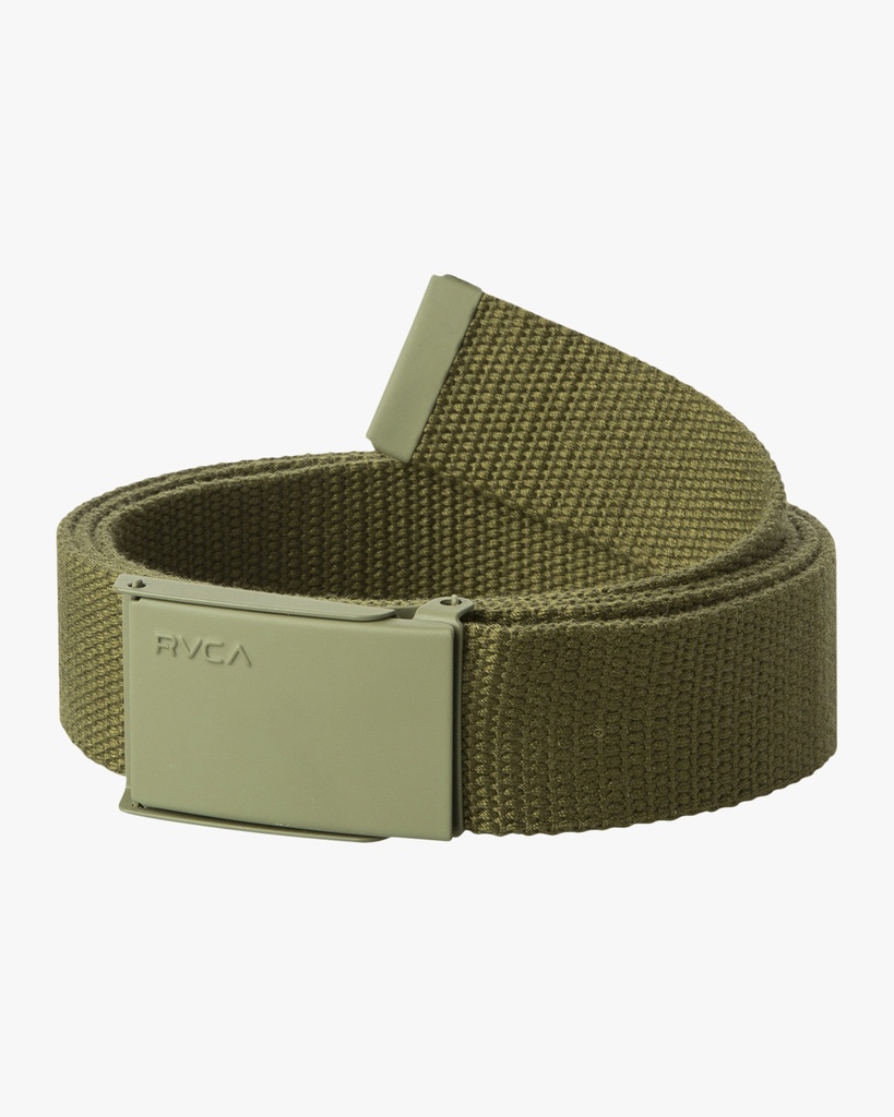 RVCA OPTION WEB BELT - OLIVE
