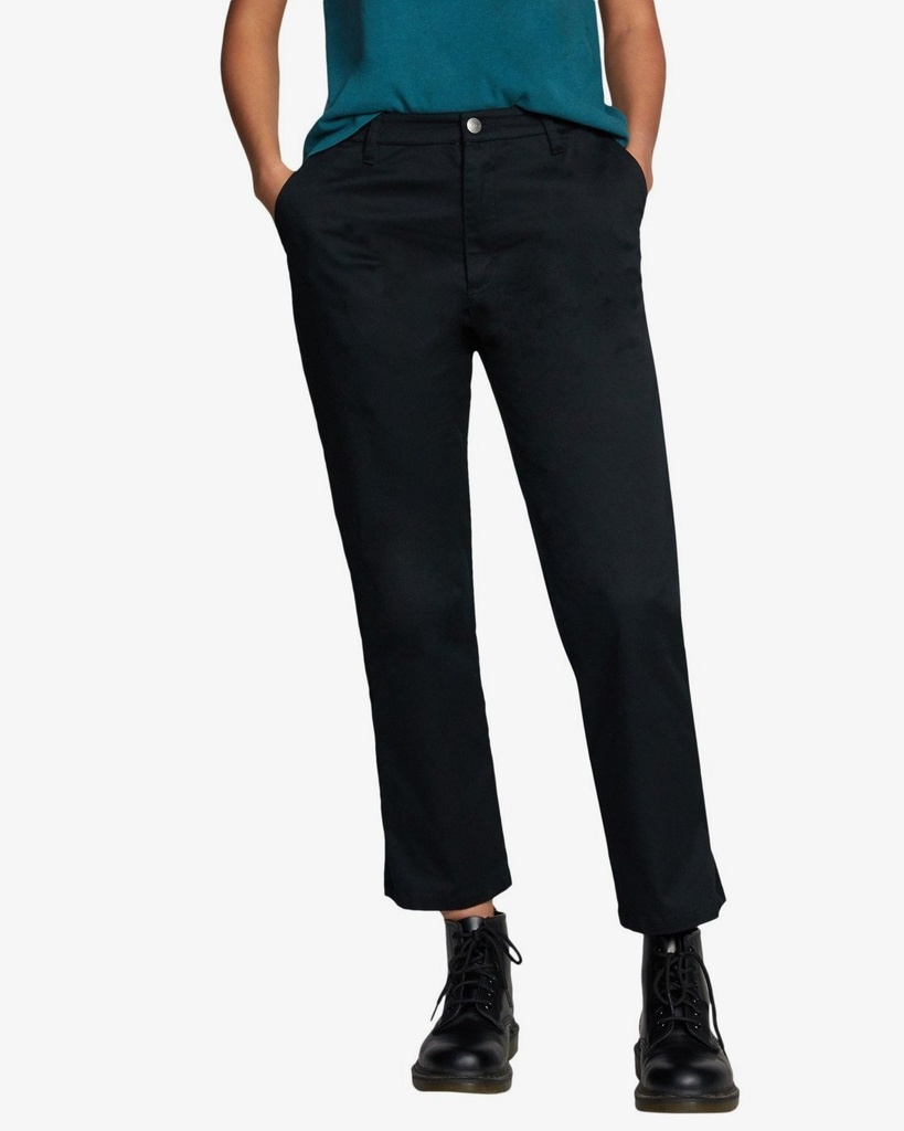 RVCA WEEKEND STRETCH PANTS - BLACK