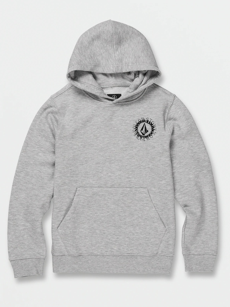 COTON OUATÉ VOLCOM JUNIOR CATCH 91 PULL OVER - ATHLETIC HEATHER