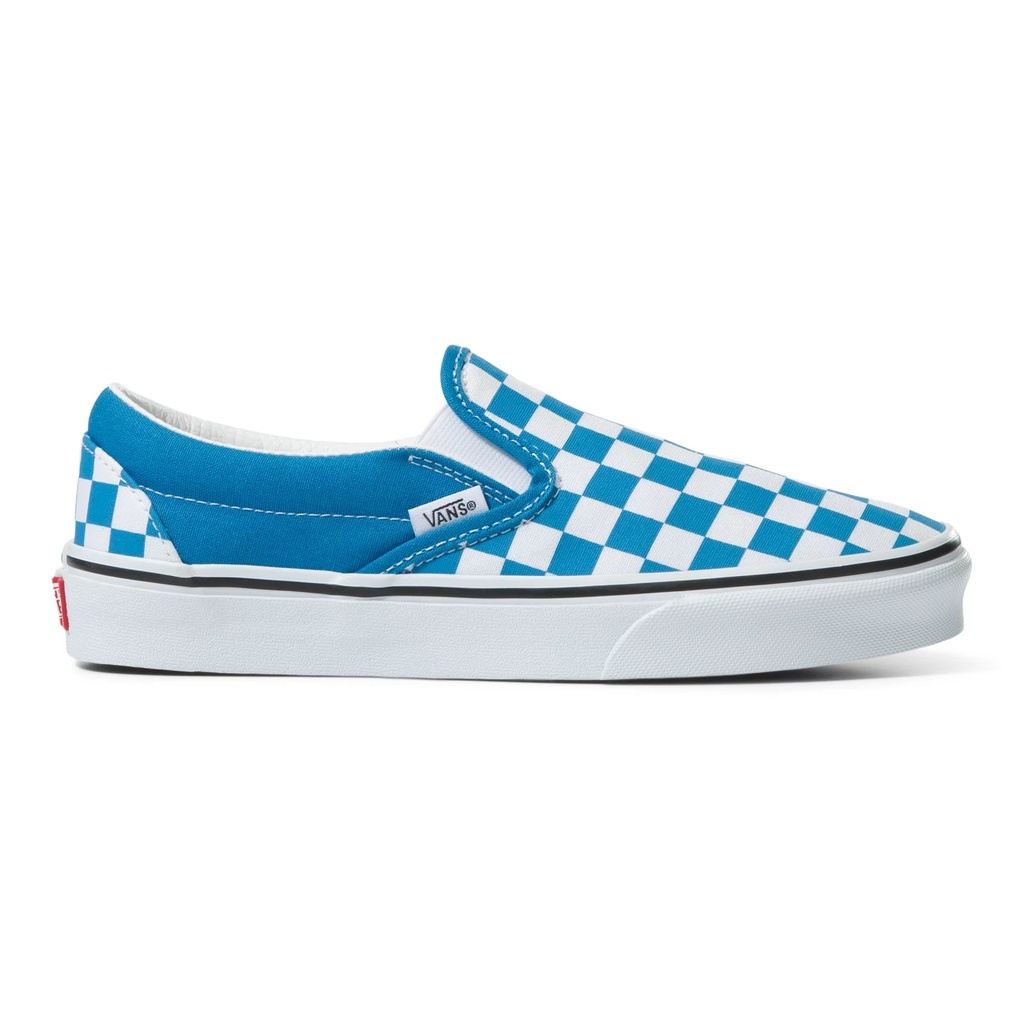 SOULIER VANS CLASSIC SLIP-ON - COLOR THEORY CHEKERBOARD BLUE
