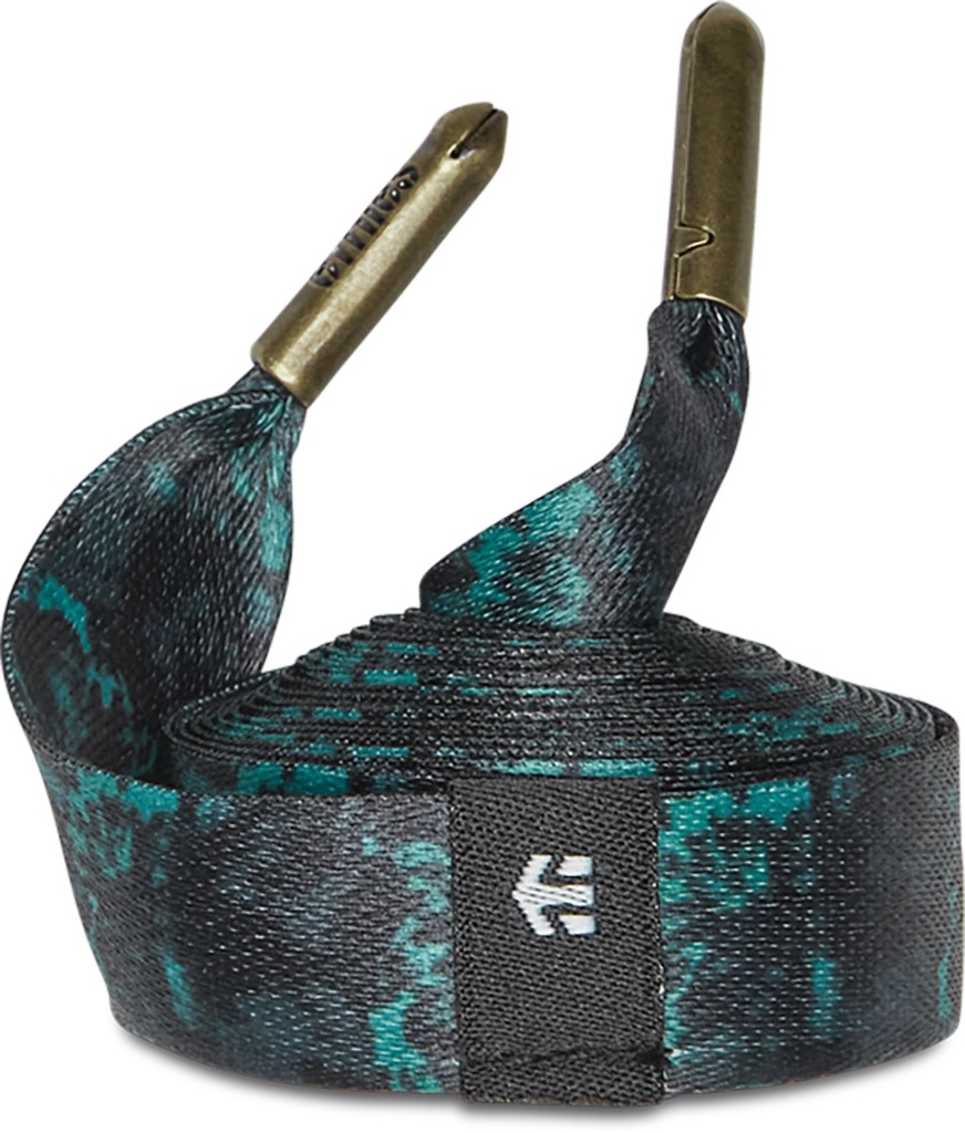 CEINTURE ETNIES ICON LACE BELT - AQUA/NOIR