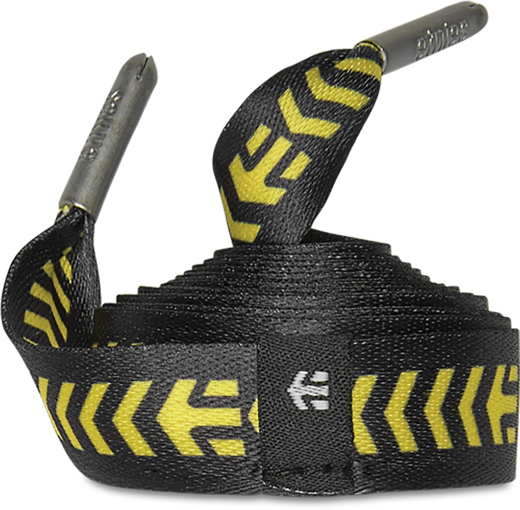 CEINTURE ETNIES ICON LACE BELT - NOIR/JAUNE