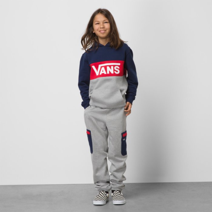 VANS KIDS CARGO FLEECE SWEATPANT - CEMENT HEATHER