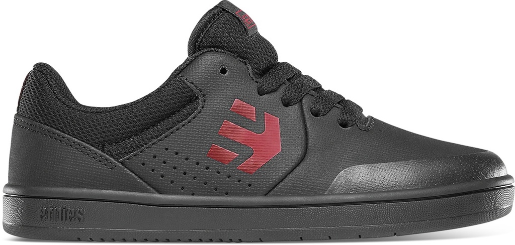 ETNIES MARANA KIDS SHOES - BLACK/RED/BLACK