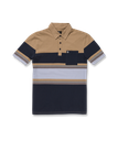  VOLCOM HEAVY DAZE POLO SHORT SLEEVE - DARK KHAKI