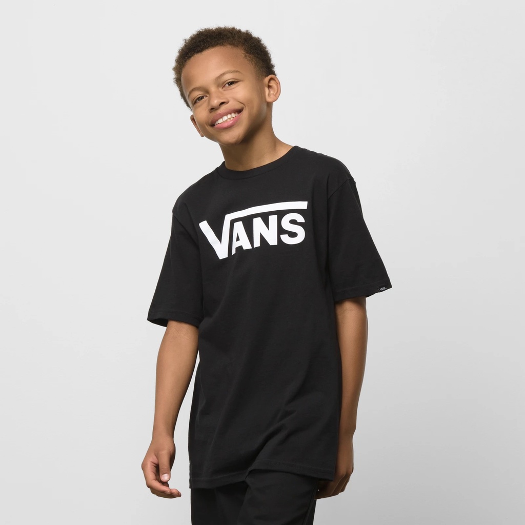 VANS BOYS CLASSIC LOGO - BLACK/WHITE