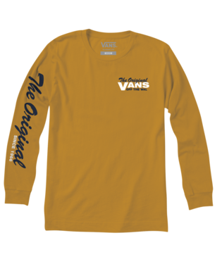VANS BOYS LONG SLEEVE MADE TO LAST - GOLDEN YELLOW