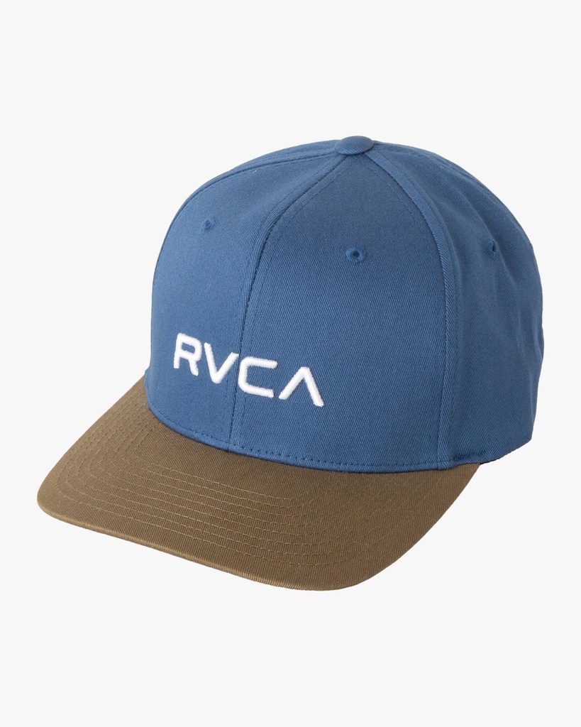 RVCA FLEX FIT HAT - BLUE