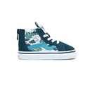 VANS TODDLER SK8-HI ZIP SHOES - MYTHICAL GLOW DEEP TEAL