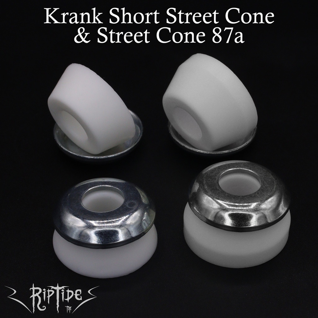 BUSHING RIPTIDE KRANK SHORT STREET CONE &amp; STREET CONE 4 PACK 87A - BLANC