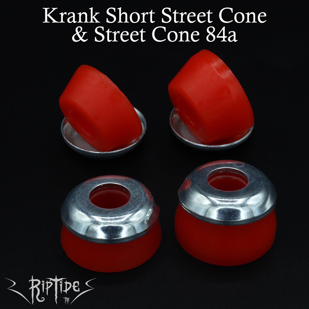 BUSHING RIPTIDE KRANK SHORT STREET CONE &amp; STREET CONE 4 PACK 84A - ORANGE