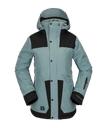 VOLCOM WOMEN'S ELL INSULATED GORE-TEX JACKET - GREEN ASH