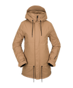 VOLCOM WOMEN'S PAXSON 2L TDS INF JACKET - CARAMEL