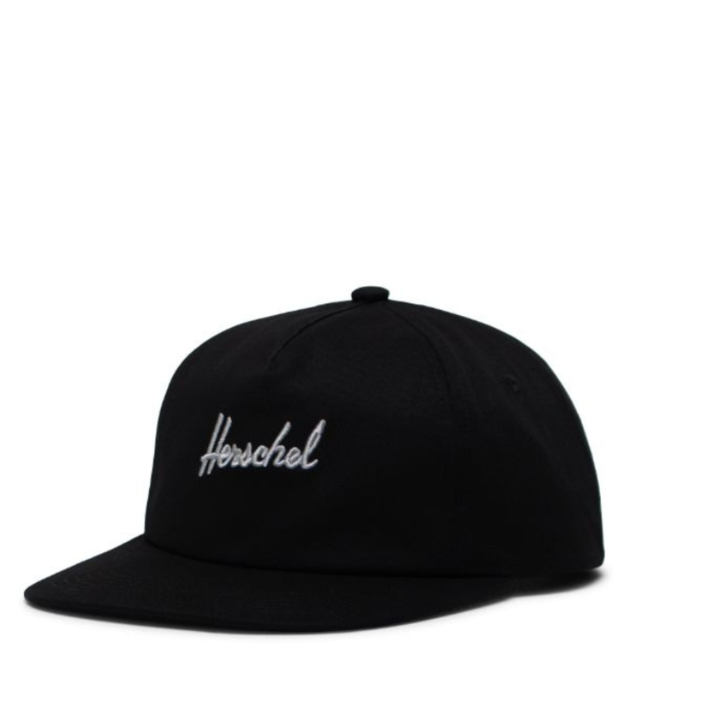HERSCHEL SCOUT EMBROIDERY HAT - BLACK