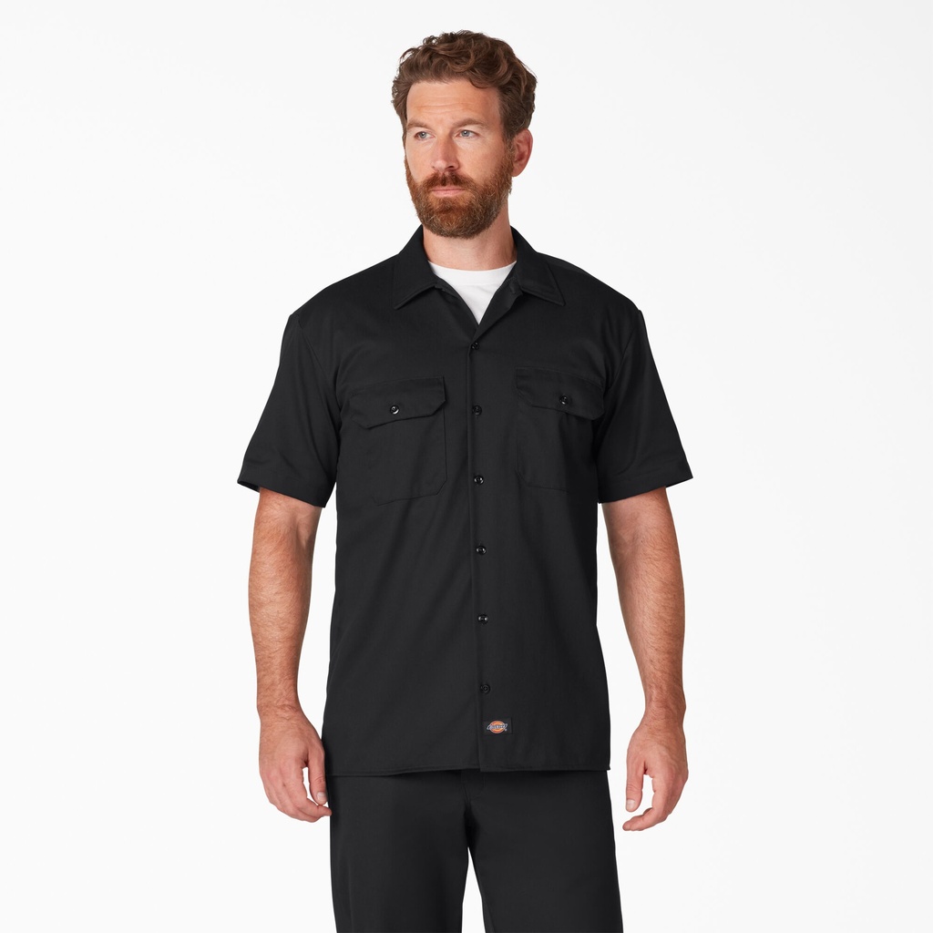 CHEMISE DICKIES SHORT SLEEVE WORK SHIRT - NOIR