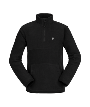 VOLCOM YOUTH POLAR FLEECE PULL OVER - BLACK