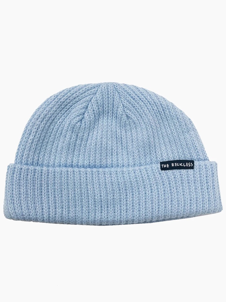 NOTICE THE RECKLESS BEANIE - BABY BLUE