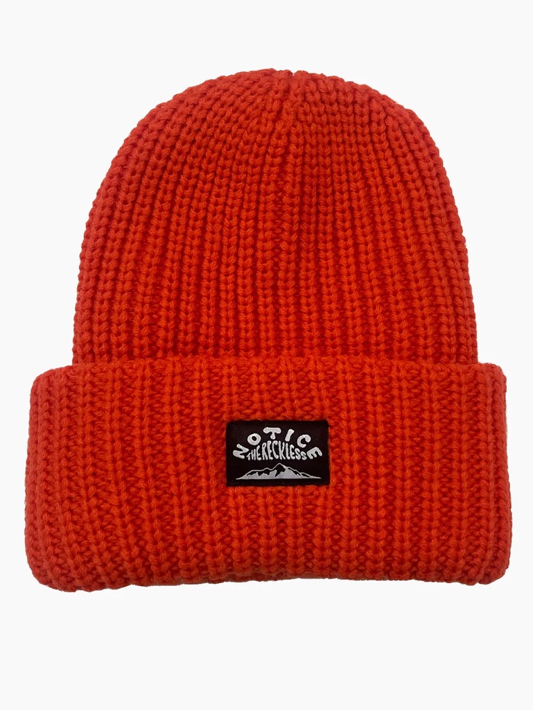 NOTICE THE RECKLESS SUNSET BEANIE - ORANGE