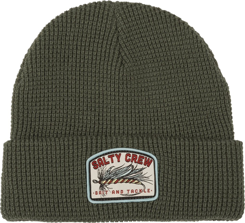 SALTY CREW COASTAL BEANIE - MOSS