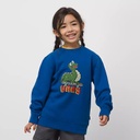 COTON OUATÉ VANS ENFANTS DINO CREWNECK - TRUE BLUE