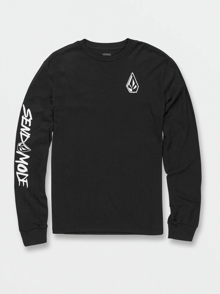 LONG SLEEVE VOLCOM JUNIOR SEND MODE TECH - NOIR 