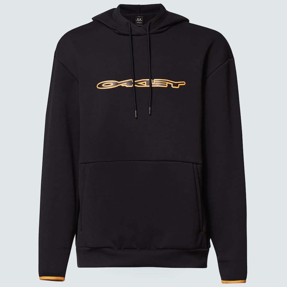 OAKLEY TC STRETCH LOGO HOODIE - BLACKOUT